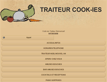 Tablet Screenshot of cook-iesrestaurant.be